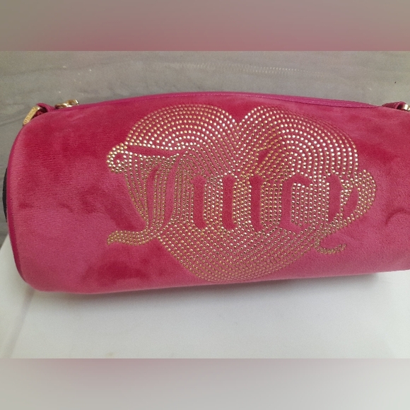 Juicy Couture Pink Velour Shoulder Hand Bag - Picture 5 of 15